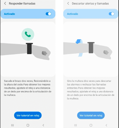 novedades Galaxy Watch 4 gestos