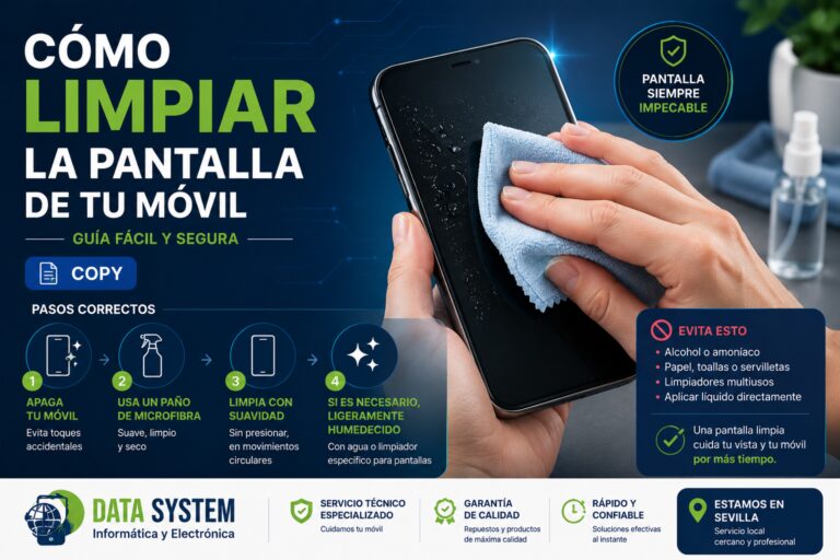 Como limpiar la pantalla de tu móvil – Copy