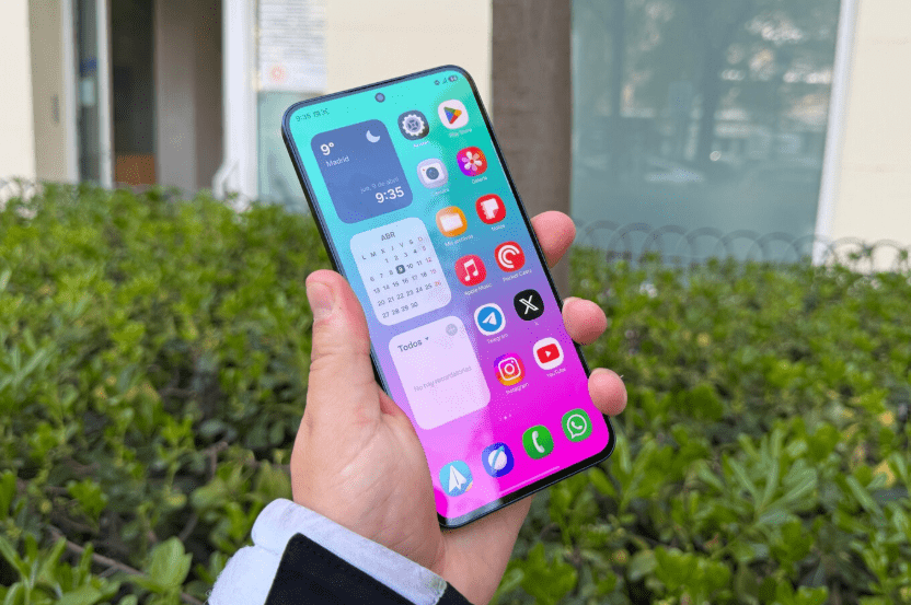 Samsung Galaxy A57, análisis-IES ROSA CHACEL 11 Incluso en exteriores el brillo de la pantalla es excelente