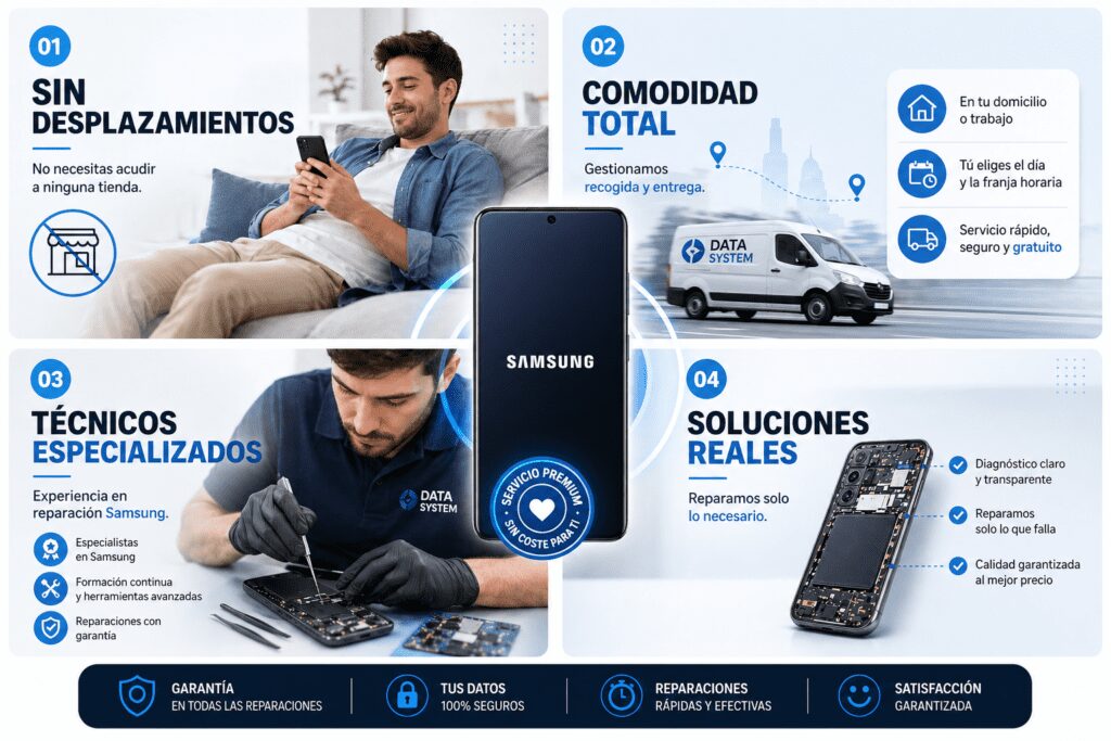 Reparacion de altavoz Samsung en madrid