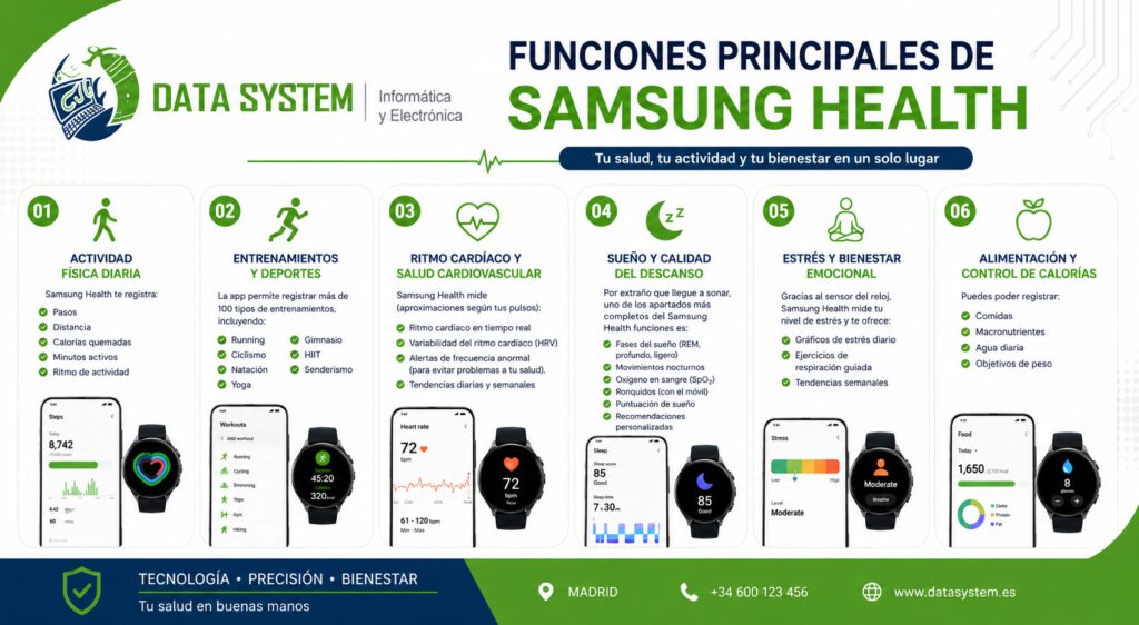 Samsung Health funciones