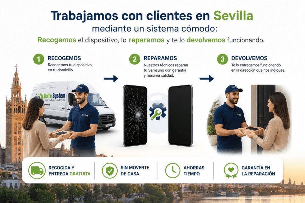 Servicio en Sevilla sin necesidad de tienda
