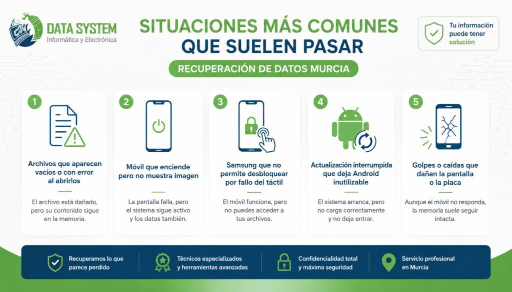 recuperación de datos Samsung Murcia