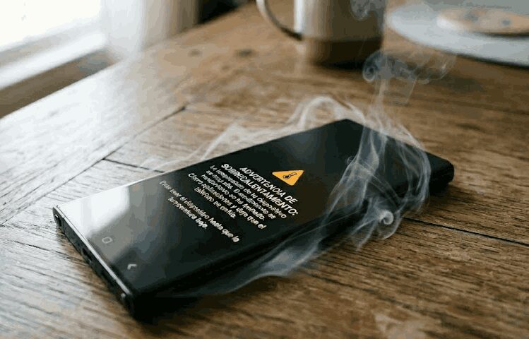 Reparación de Samsung sobrecalentado Barcelona