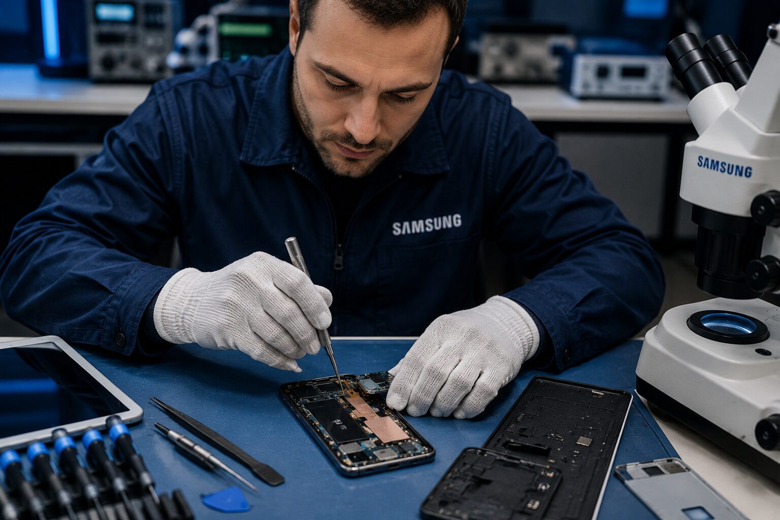 Reparación de sensor Hall Samsung en Burgos