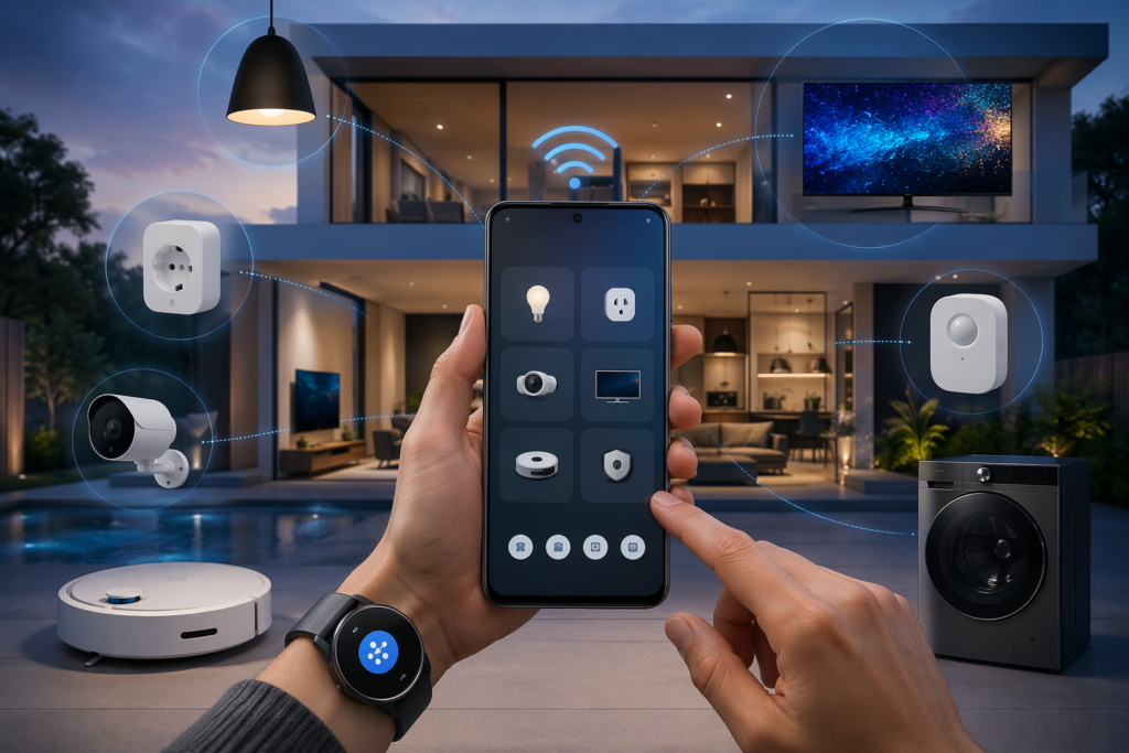 SmartThings casa inteligente