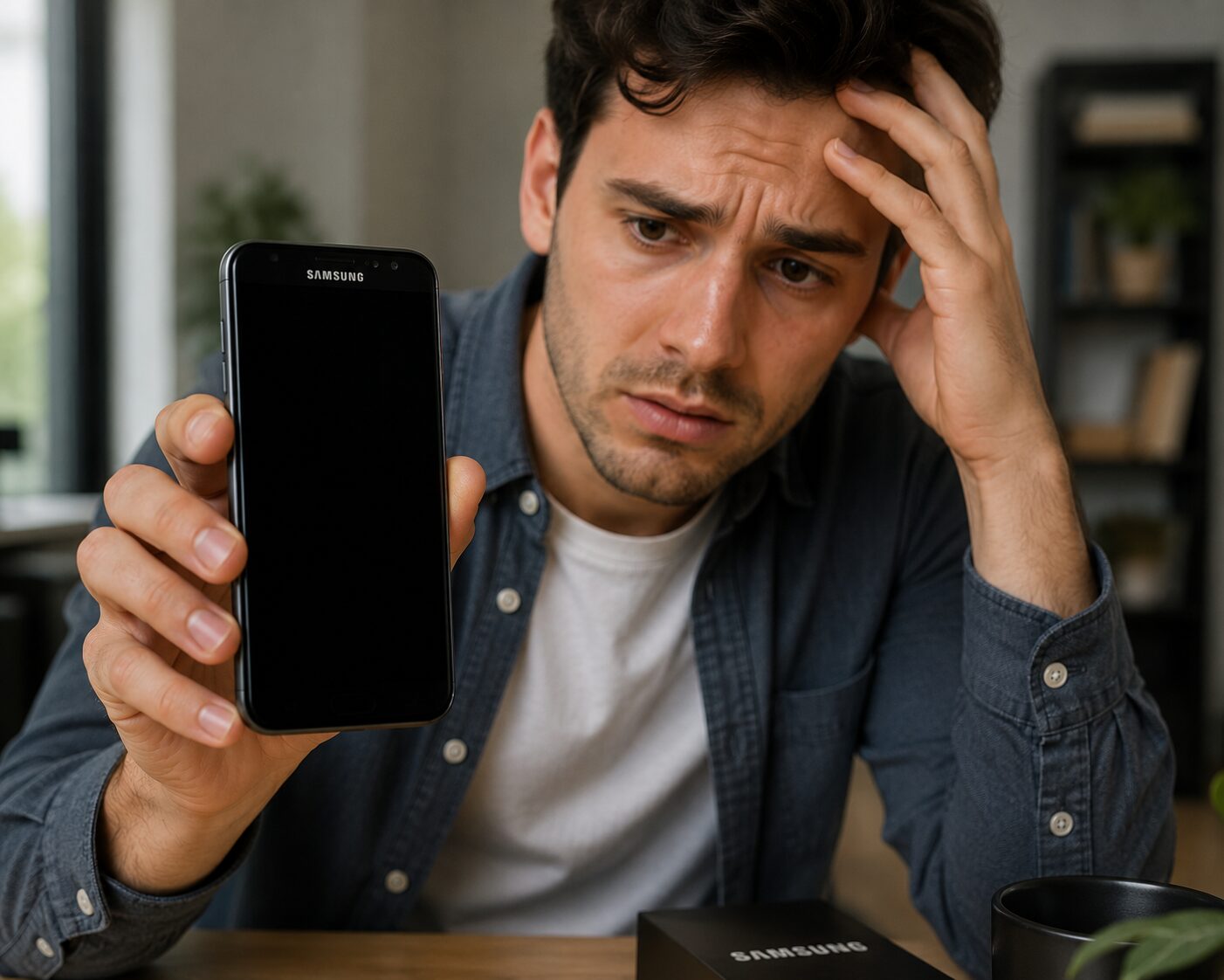 Reparación de pantalla negra Samsung en Valencia